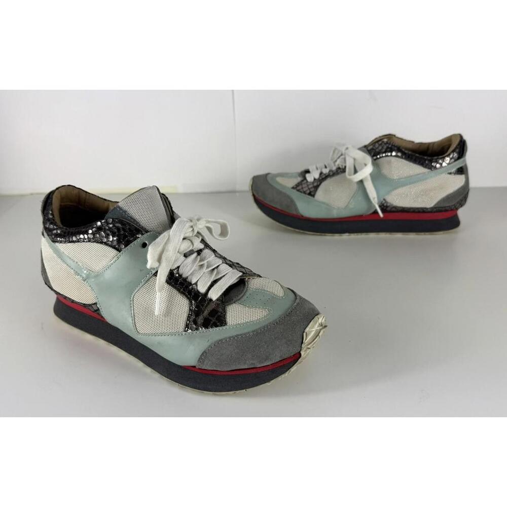 MM6 Maison Margiela Panelled Low-Top Women's Grey Green Sneaker EU 36 US 6